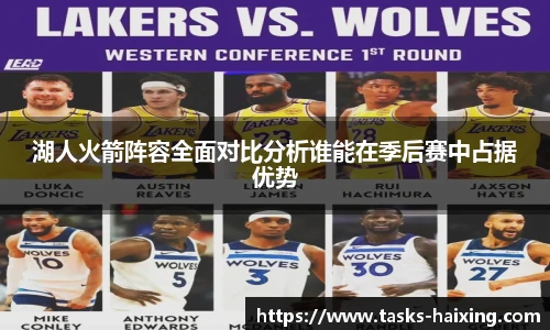 湖人火箭阵容全面对比分析谁能在季后赛中占据优势